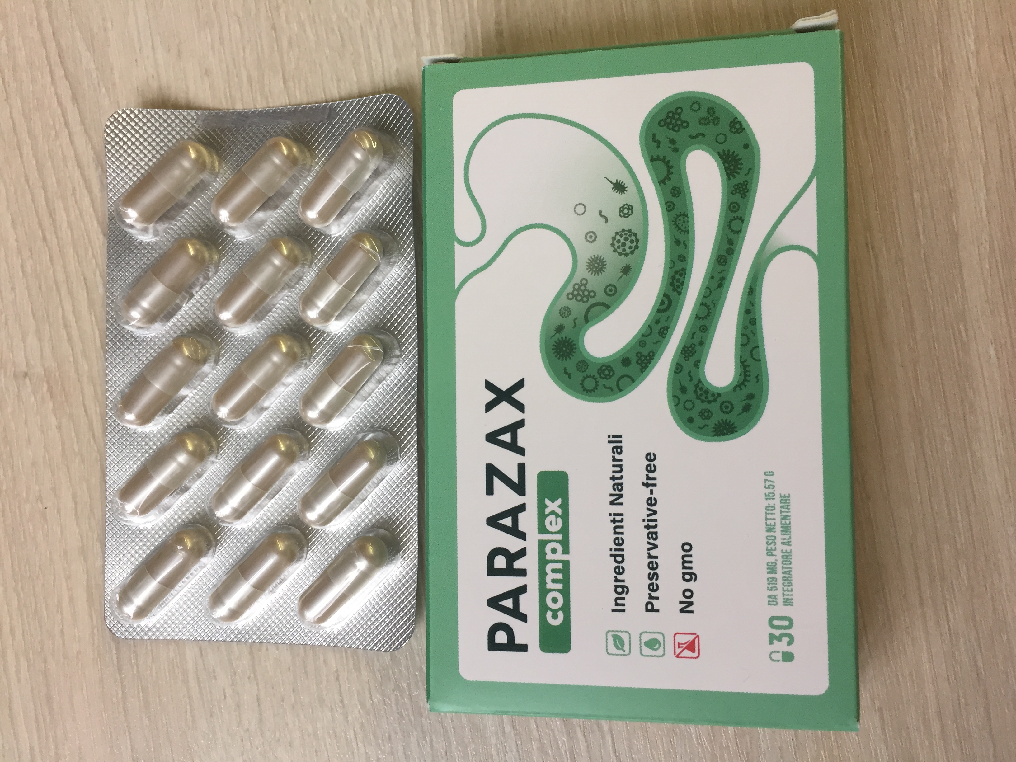 Parazax Complex — foto reale